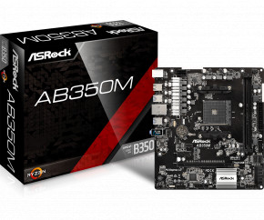   ASRock sAM4 B350 2xDDR4 M.2 USB3.1 mATX (AB350M) 5