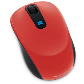   Microsoft Sculpt Mobile Mouse Flame Red 4