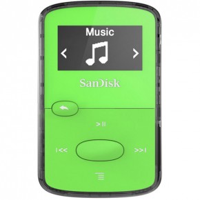 MP3- SanDisk Sansa Clip JAM 8GB Green