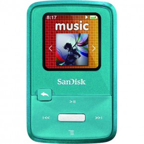 3  Sandisk Sansa Clip Zip 4GB Teal