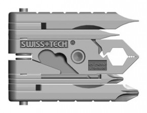  Swiss+Tech Micro-Max 19-in-1 Key Ring Multi-Function Tool ST53100ES