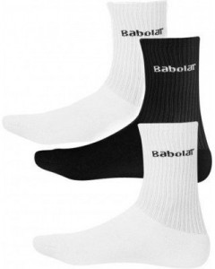  Babolat 3 pairs pack socks junior white 31/34