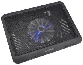   Omega Laptop Cooler Pad Wind Black fan 14 