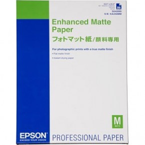  Epson A2 Enhanced Matte Paper, 25. (C13S042095)