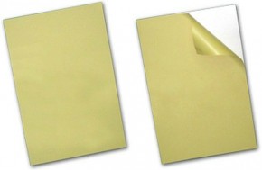   Self-adhesive PVC sheet white 0.3mm 26x26