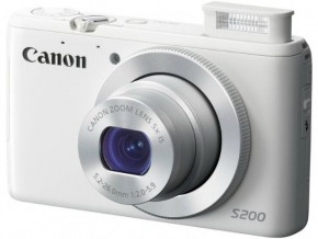  Canon Powershot S200 IS White
