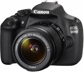  Canon EOS 1200D 18-55mm IS Black