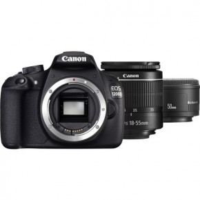  Canon EOS 1200D EF-S 18-55 DC III+ EF 50 1.8 STM