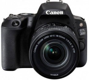  Canon EOS 200D kit 18-55 IS STM Black