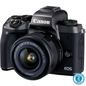    Canon EOS M5 + 15-45 IS STM Kit Black (1279C046) (0)