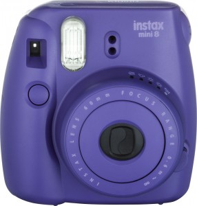    Fuji Instax Mini 8 Instant camera Grape + Cassette Fuji