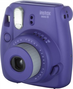    Fuji Instax Mini 8 Instant camera Grape + Cassette Fuji 4
