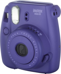    Fuji Instax Mini 8 Instant camera Grape + Cassette Fuji 5
