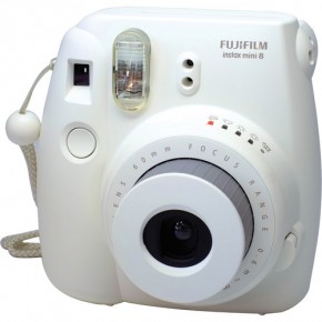    Fuji Instax Mini 8 Instant camera White + Cassette Fuji 7