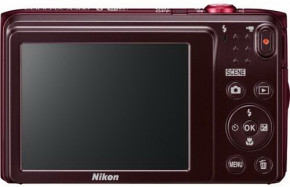  Nikon Coolpix A300 Red + Case + SD8Gb 5