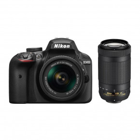   Nikon D3400 + AF-P 18-55 VR + AF-P 70-300VR (VBA490K005) (0)