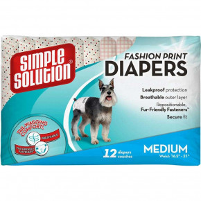   Simple Solution Fashion Disposable Diapers  S 12 (ss10579)