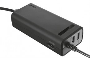   Trust Duo 70W Laptop charger with 2 USB ports (20877)