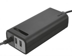   Trust Duo 90W Laptop charger with 2 USB ports (20878)