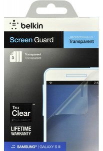    Galaxy S3 Belkin Screen Overlay CLEAR 3in1 (F8N846cw3)