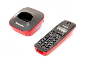  Panasonic KX-TG1611UAR Black Red 4