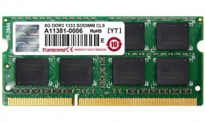   Goodram SO-DIMM DDR3 8GB PC3-10600 1333Mhz (GR1333S364L9/8G)