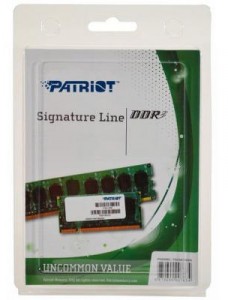    Patriot 4GB SoDIMM DDR3 1333 MHz (PSD34G133381S) 4