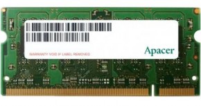     Apacer 2GB SoDIMM DDR2 800 MHz (AS02GE800C6NBGC)