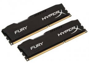  Kingston 16Gb DDR3 1600MHz HyperX Fury Black (2x8GB) (HX316C10FBK2/16) 3