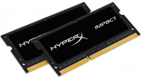  Kingston 8GB 1600MHz DDR3L CL9 SODIMM (Kit of 2) 1.35V HyperX Impact Black (HX316LS9IBK28)