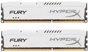  Kingston 16Gb DDR3 1866MHz HyperX Fury White (2x8GB) (HX318C10FWK2/16)