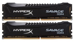  Kingston HyperX OC Kit DDR3 2x4Gb 2666Mhz CL13 Savage Black
