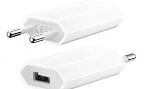   Apple USB Power Adapter for iPhone 4/5 +  EUR (A1385) No Retail Box