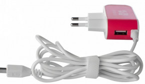    Drobak Cable Charger 220V-USB Rose (905317)