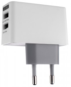    Drobak Dual 220V-USB White/Grey (905313) 4