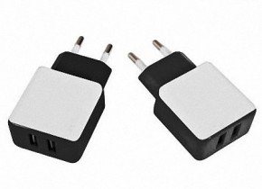    Drobak Power Dual 220V-USB White/Black (905309)
