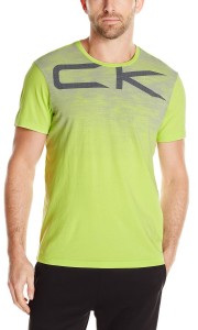   Calvin Klein Perforated Chest Graphic  Sharp Green