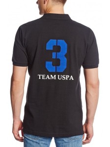   U.S. Polo Assn Team Pique L Black 3