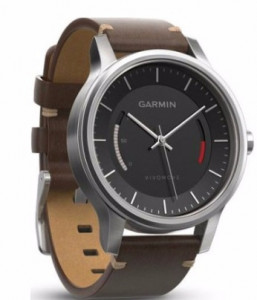   Garmin Vivomove Premium, Stainless Steel with Leather Band (010-01597-20) 4
