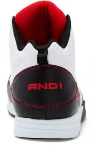   AND1 Capital Athletic (40UA 7US 25) White/Black/Red 5