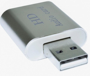   Dynamode USB-SOUND7-ALU Silver 7.1 USB 4