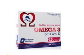  Olimp Labs Omega 3 (45%) + vit E 120  (715)