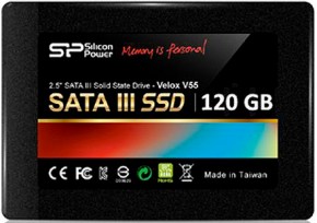 SSD- Silicon Power Velox V55 120GB 2.5" SATAIII MLC (SP120GBSS3V55S25)