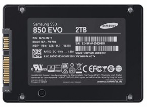 SSD  Samsung 850 EVO 2TB SATA (MZ-75E2T0BW) 4