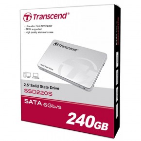 SSD  Transcend SSD220S 240Gb Sata III TLC (TS240GSSD220S) 5
