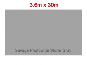    Savage Photowide Storm Gray 3.60m x 30m