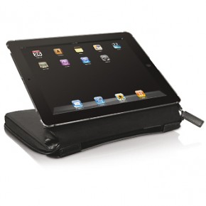  iPad 3/4 Macally Premium protective case, stand and organizer (Bookstandpro-3)