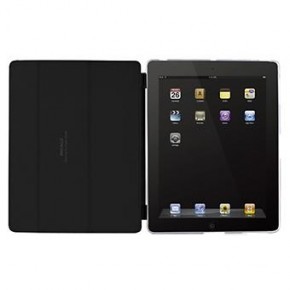   iPad 3/4 Macally Protective hard-shell case with detachable cover Black (Covermate-3B)
