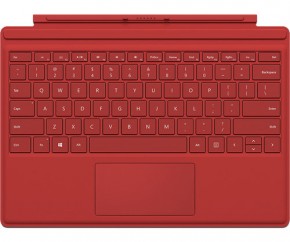 - Microsoft Surface Pro 4 Type Cover (QC7-00005) Red