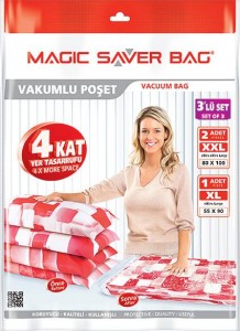      Magic Saver Bag Set of 3 (3 )